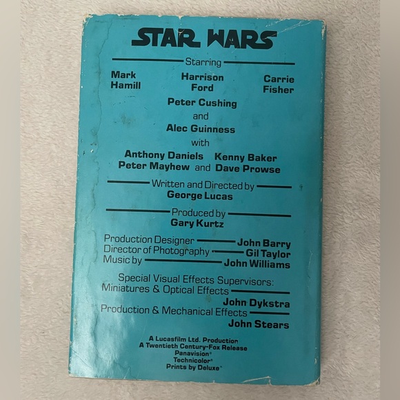 Star Wars From The Adventures Of Luke Skywalker 1st Edition Hard Cover 1976 - Picture 2 of 3